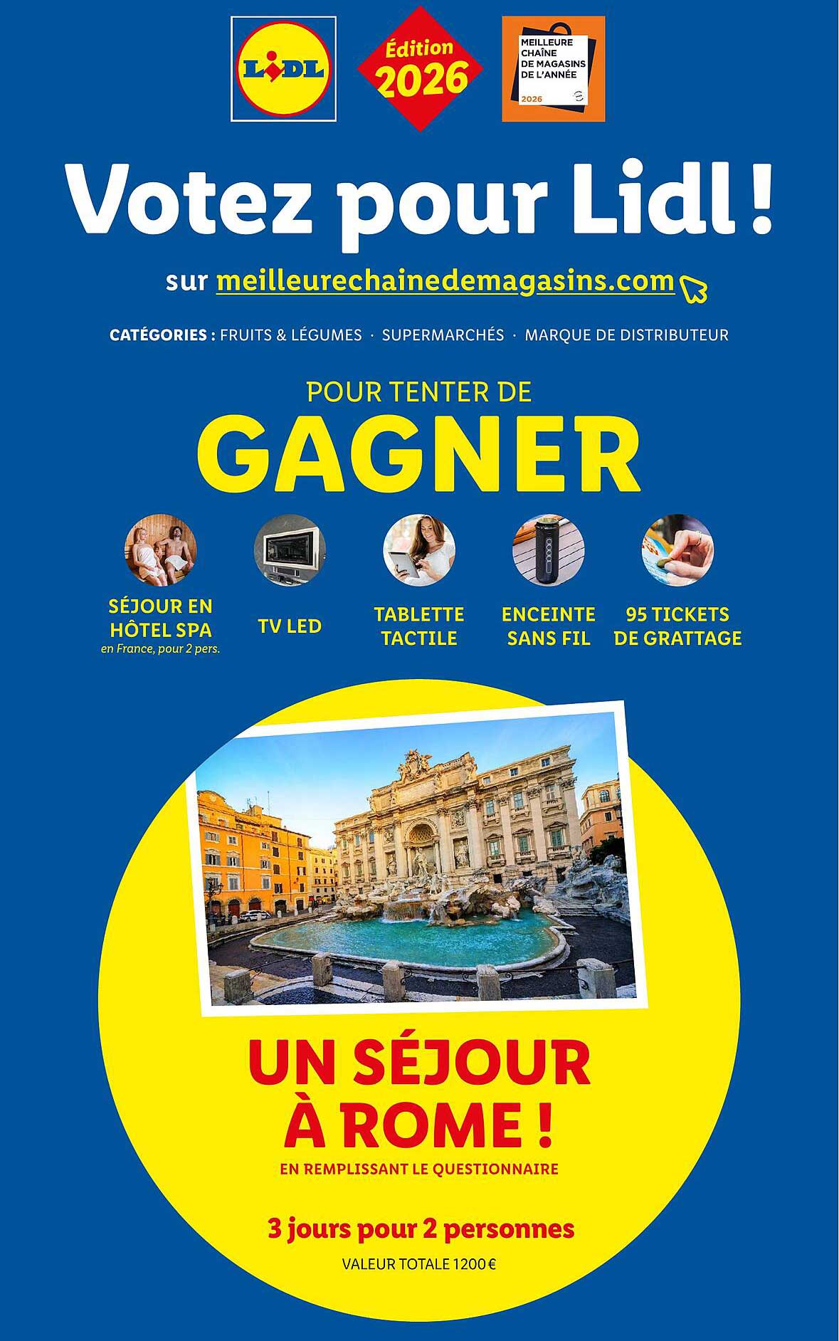UN SÉJOUR À ROME !