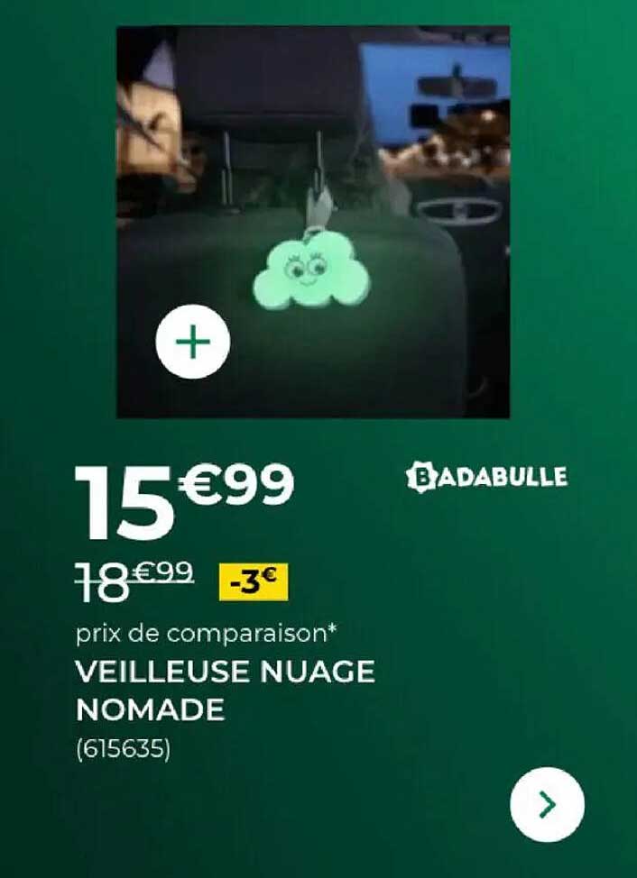 VEILLEUSE NUAGE NOMADE