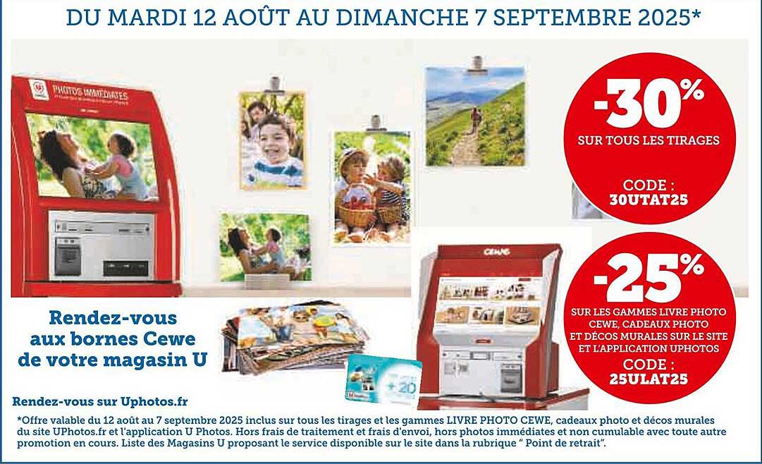 -30% SUR TOUS LES TIRAGES