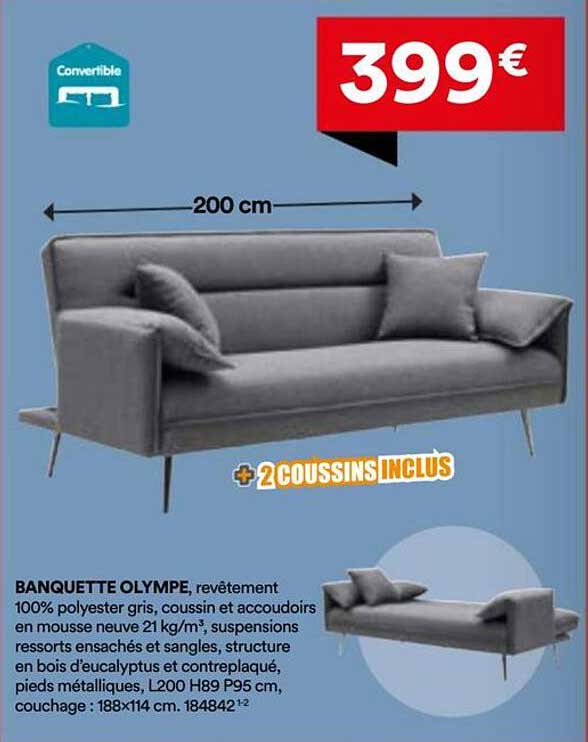 BANQUETTE OLYMPE