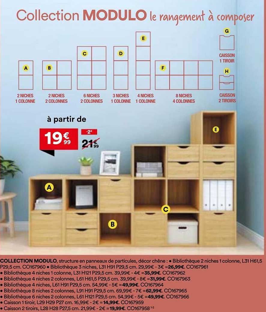 Collection MODULO le rangement à composer