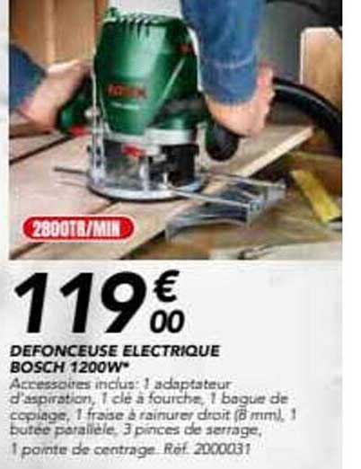 DEFONCEUSE ELECTRIQUE BOSCH 1200W*