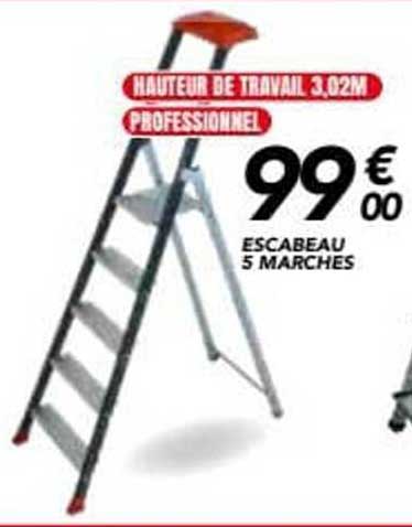 ESCABEAU 5 MARCHES