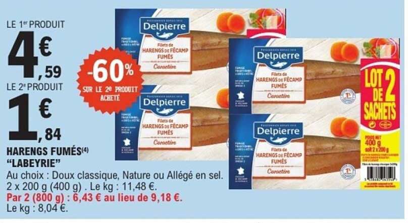 HARENGS FUMÉS "LABEYRIE"