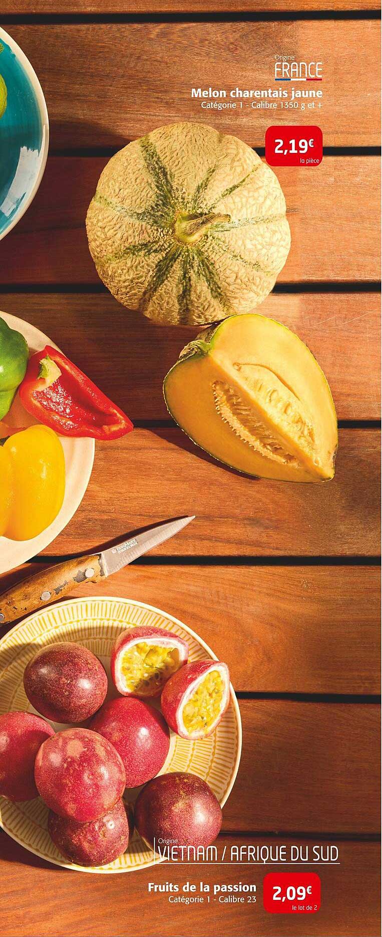 Melon charentais jaune