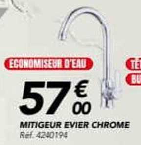 MITIGEUR EVIER CHROME