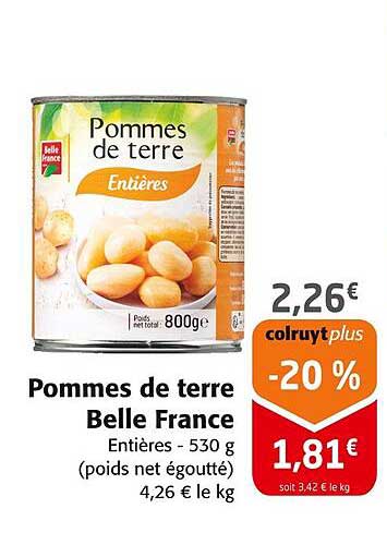 Pommes de terre Belle France