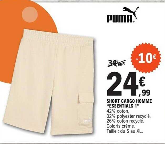 SHORT CARGO HOMME "ESSENTIALS 1"