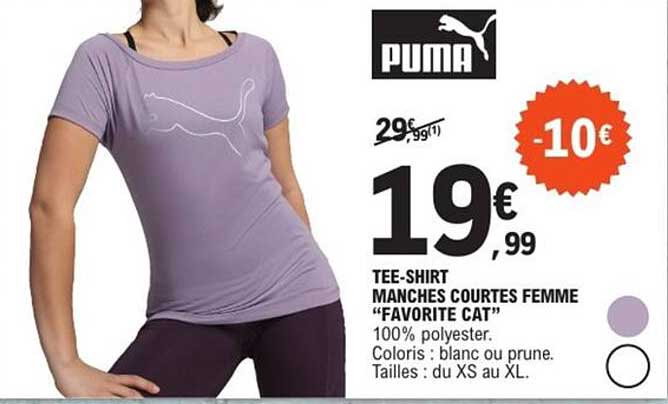 TEE-SHIRT MANCHES COURTES FEMME "FAVORITE CAT"