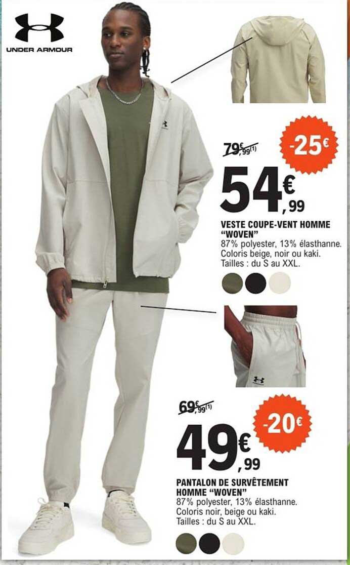 VESTE COUPE-VENT HOMME “WOVEN”