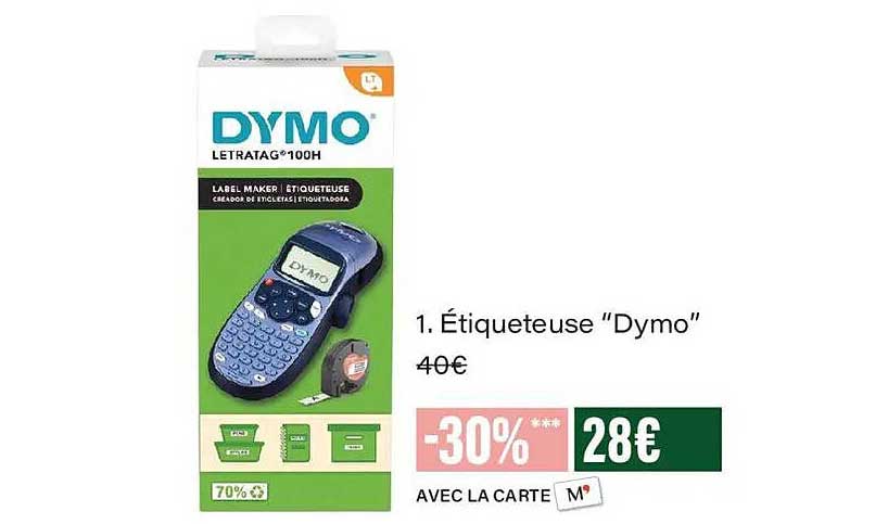1. Étiquetteuse “Dymo”