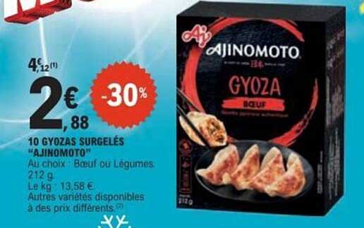10 GYOZAS SURGELÉS "AJINOMOTO"
