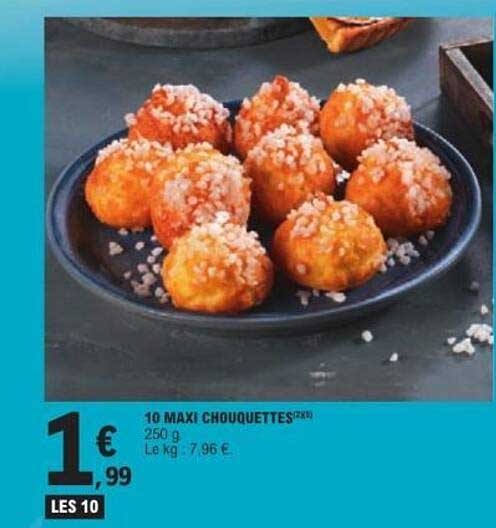10 MAXI CHOUQUETTES