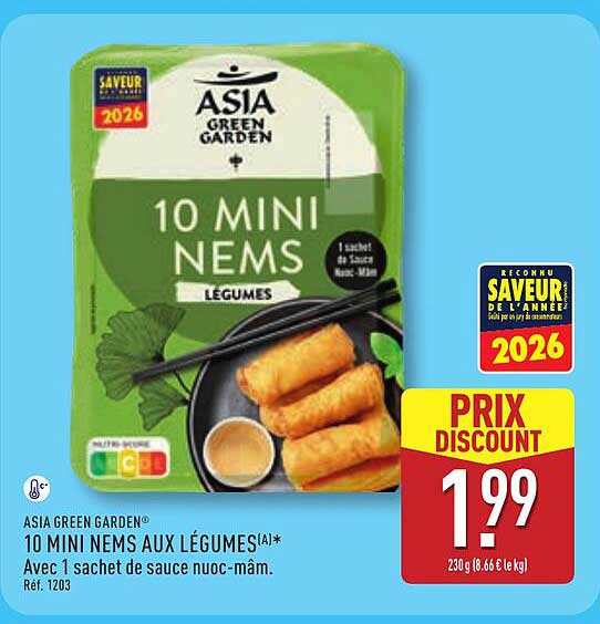 10 MINI NEMS AUX LÉGUMES