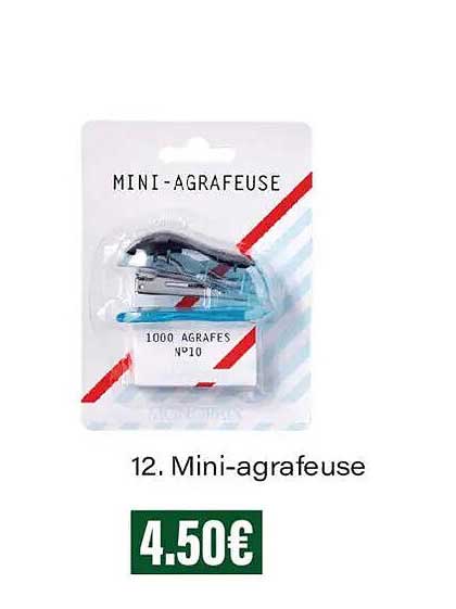 12. Mini-agrafeuse