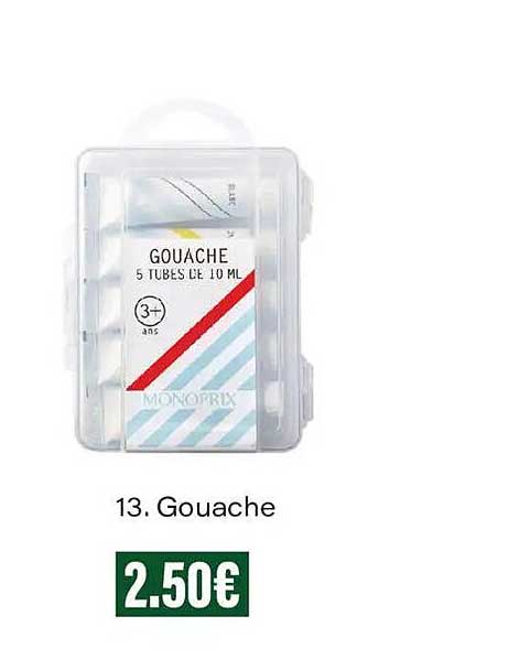 13. Gouache