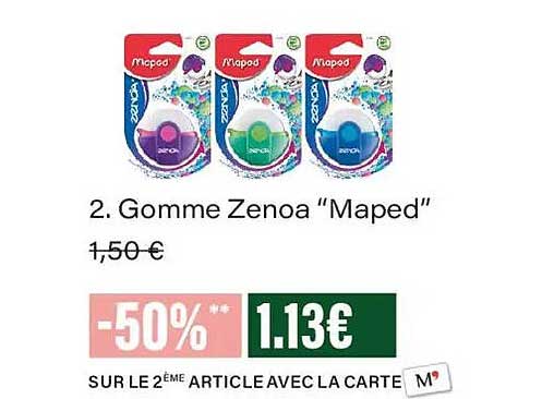 2. Gomme Zenoa “Maped”