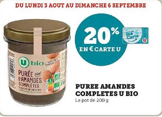 20% EN CARTE U