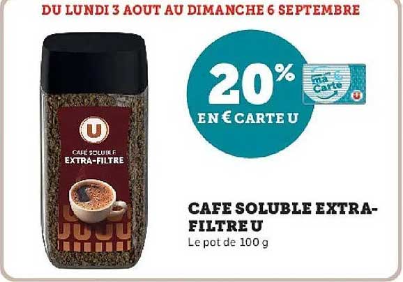 20% EN E-CARTE U