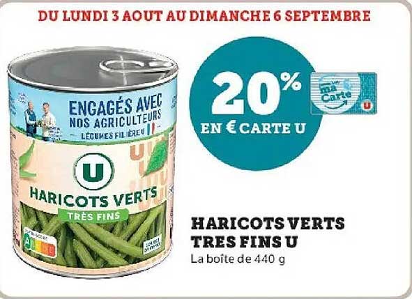 20% en e carte U