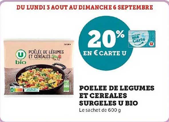 20% EN E CARTE U