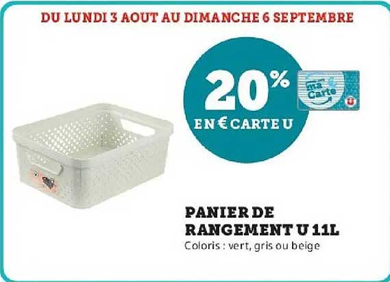 20% EN E CARTE U