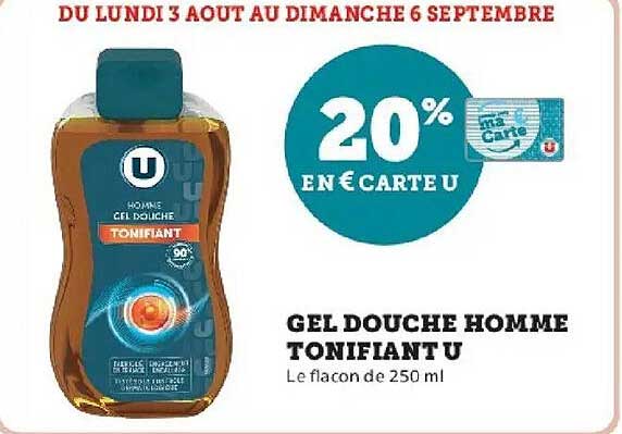20% EN ÉCARTE U