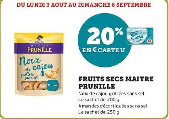 20% en E.CARTE U