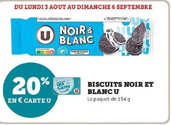 20% EN € CARTE U