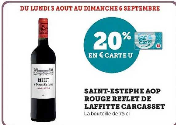 20% EN € CARTE U