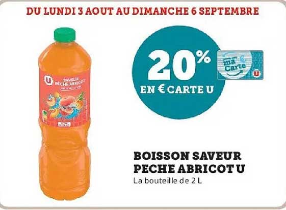 20% EN € CARTE U