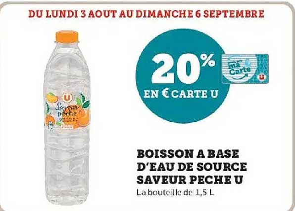 20% EN € CARTE U