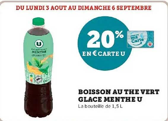 20% EN € CARTE U