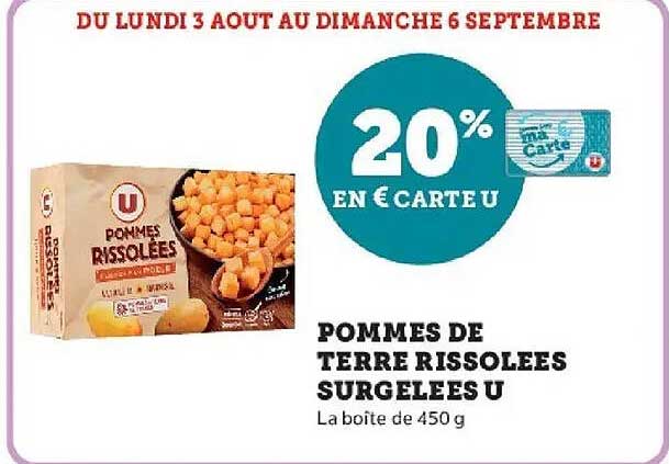 20% EN €CARTE U