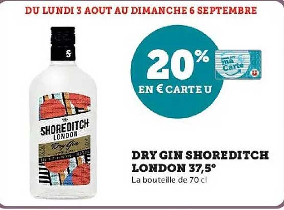 20% EN €CARTE U