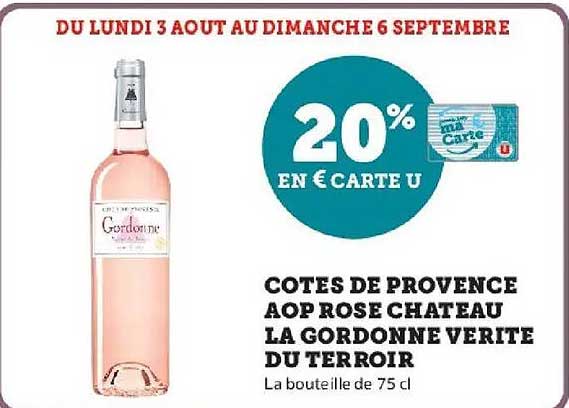 20% EN €CARTE U