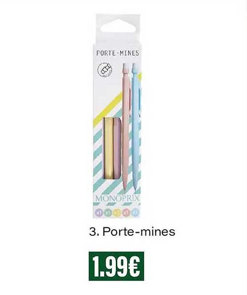 3. Porte-mines
