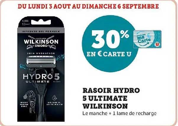 30% EN CARTE U