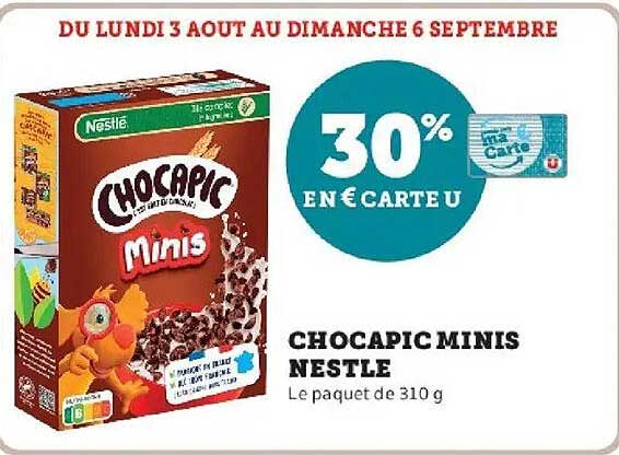 30% EN E-CARTE U