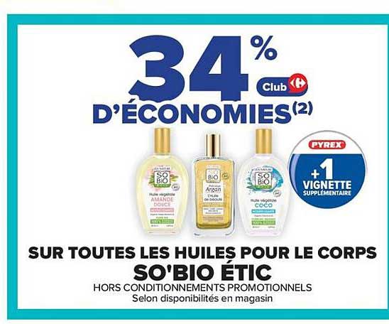 34% D'ÉCONOMIES(2)