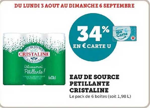 34% EN E CARTE U
