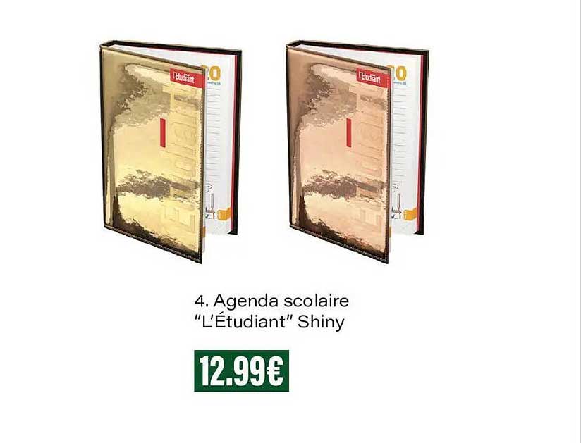 4. Agenda scolaire “L’Étudiant” Shiny