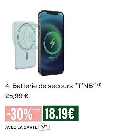 4. Batterie de secours “T’NB” (1)