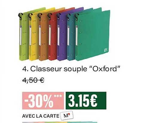 4. Classeur souple “Oxford”