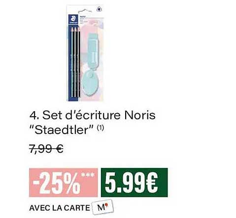 4. Set d’écriture Noris “Staedtler”
