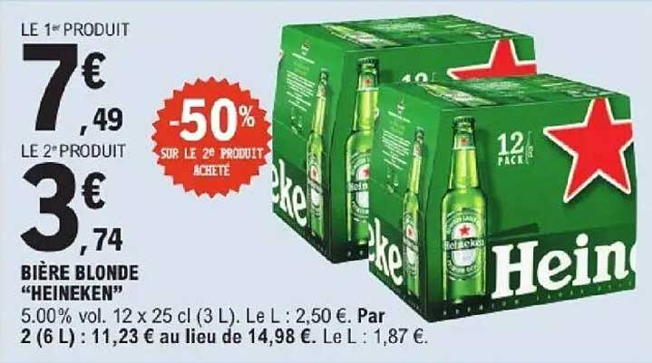 -50% sur le 2e produit acheté