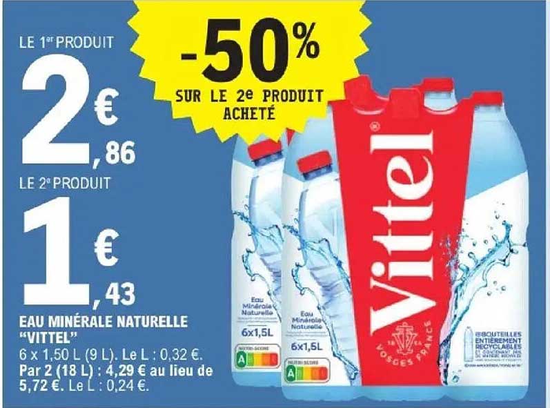 -50% SUR LE 2e PRODUIT ACHETÉ