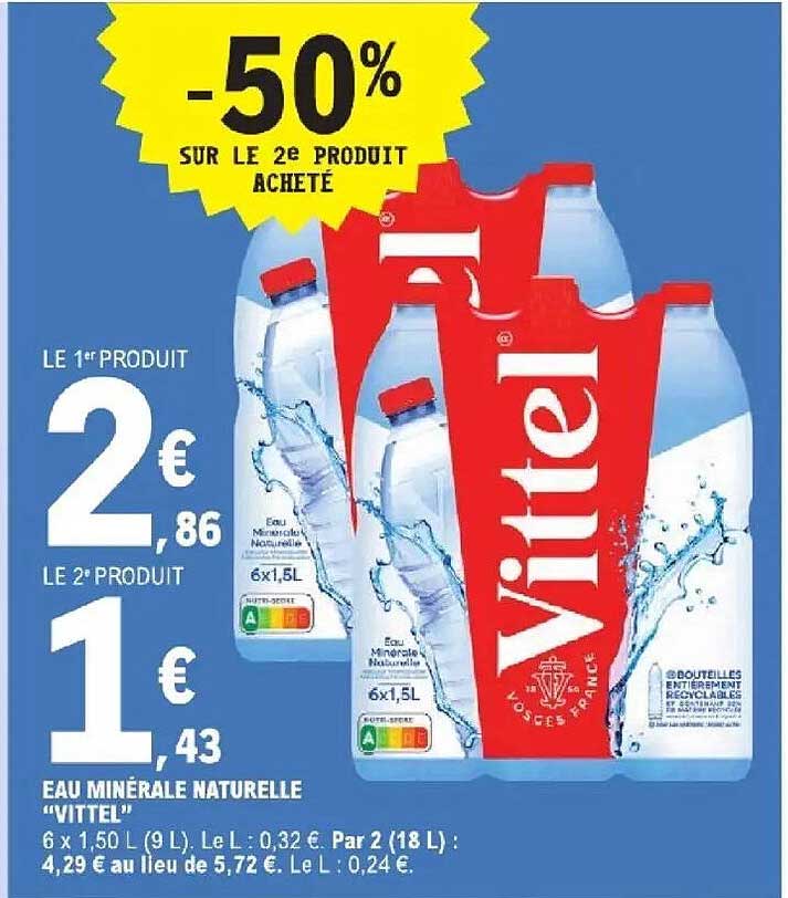 -50% SUR LE 2e PRODUIT ACHETÉ