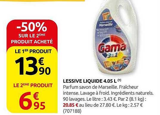 -50% SUR LE 2ÈME PRODUIT ACHETÉ