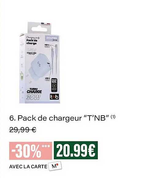 6. Pack de chargeur "T'NB"